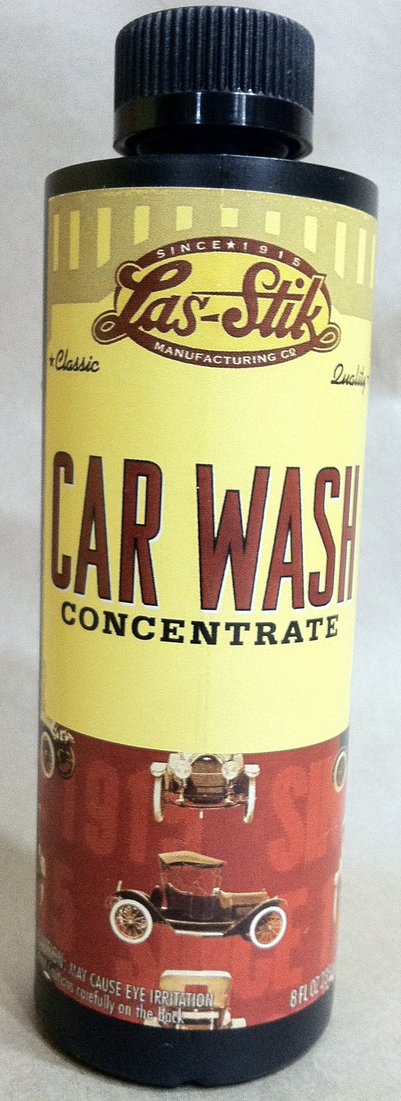 Las-Stik Car Wash Soap Concentrate 8 oz., CW-8  Sold in lots of six